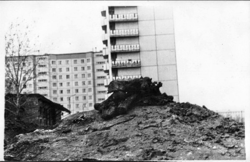 Раскопки в Архангельске, расстрельные ямы 1989 год 