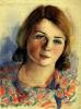 Козырева Вера Николаевна. Рисунок Н. Лекаренко. Томск, 1938 г.