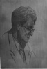 Графический портрет Гордона Л.С. работы неизвестного художника, не датировано.