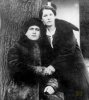 Н. И. Ляшко с женой Ириной Ивановной накануне отправки на спецпоселение, станица Елизаветинская, 25 февраля 1930 г.