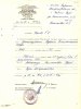 Справка о рождении Георгия Перова. В это время его дед, полковник Валериан Иванович Репнин жил и служил в Кронштадте